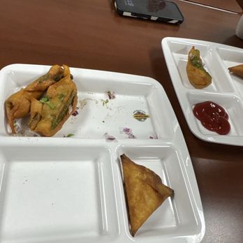 Dosa Flavors - Bajji and onion samosa - Indian Near Me - Plainville, Massachusetts