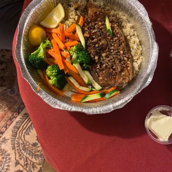 The Sow's Ear - Honey-Pecan Crusted Catfish - Cafes Near Me - Cambria, California The Sow's Ear - Honey-Pecan Crusted Catfish - Cafes Near Me - Cambria, California