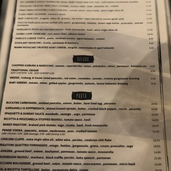 Gianmarco's Restaurant - Menu 9/4/20 - Italian Near Me - Birmingham, Alabama