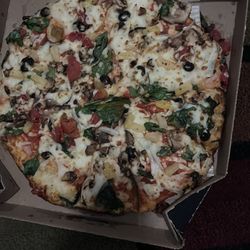 Domino's Pizza - Veggie pan pizza all for me