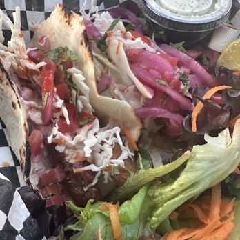 Sacred Waters Brewing Company - Fish tacos - Breweries Near Me - Kalispell, Montana