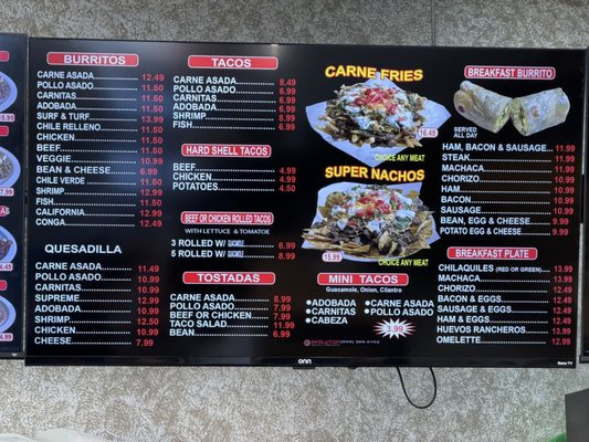 Menu photo 1 Mendoza's Mexican Food Escondido, CA Menu photo 1 Mendoza's Mexican Food Escondido, CA
