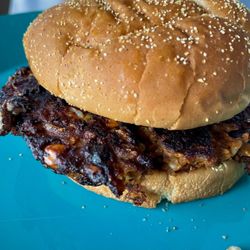 Clyde's Drive-In - Black bean burger