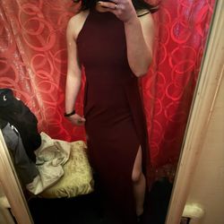 Broadmoor Cleaners Laundry & Alteration - Before: hard to see but I was DROWNING in this dress