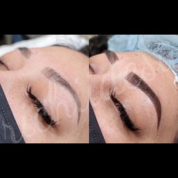 Before and after shape correct Before and after shape correct