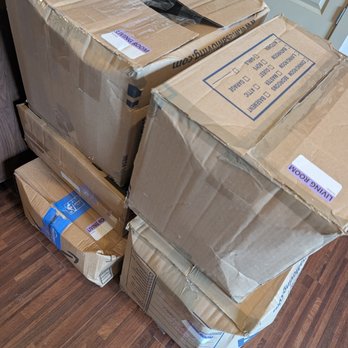 AB Moving - North Austin - This company is cheap for a reason. They rushed through the move with zero care for my belongings, over-stacking boxes recklessly. My items - Movers Near Me - Austin, Texas