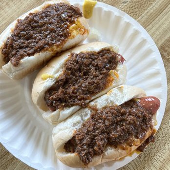 Hot Dog Charlie's - My three hots, they hit the spot - Hot Dogs Near Me - Rensselaer, New York