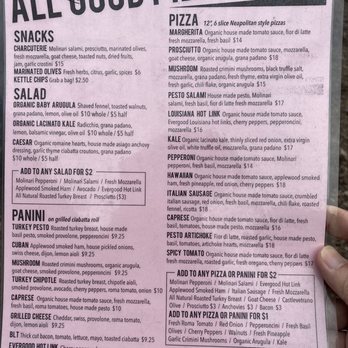 All Good Pizza - Menu - Pizza Near Me - San Francisco, California All Good Pizza - Menu - Pizza Near Me - San Francisco, California