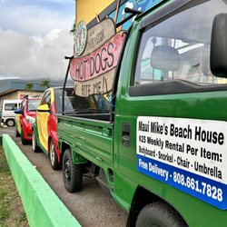 Maui's Beach House - Our Rasta Delivery Fleet!