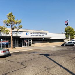 Henderson Post Office Exterior Storefront. Henderson Post Office Exterior Storefront.