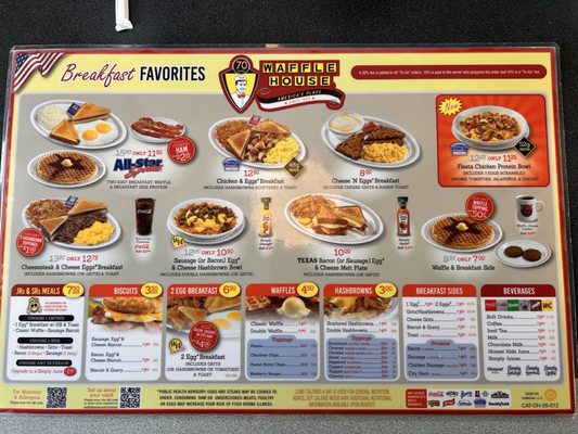 Menu photo 1 Waffle House Willoughby, OH