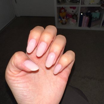 Lux Nails & Spa - Current mani, perfect shape and went for a cute pink/nude/clear color - Nail Salons Near Me - Hayward, California Lux Nails & Spa - Current mani, perfect shape and went for a cute pink/nude/clear color - Nail Salons Near Me - Hayward, California