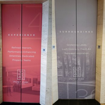 HPI - The Visual Solutions Company - Elevator wraps - Printing Services Near Me - Houston, Texas HPI - The Visual Solutions Company - Elevator wraps - Printing Services Near Me - Houston, Texas