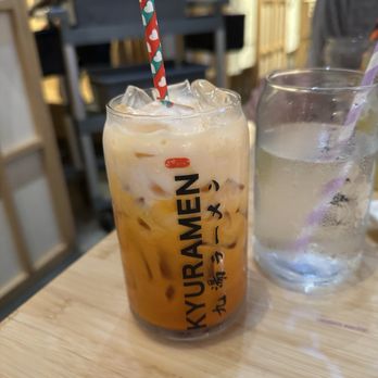Kyuramen - thai tea - Ramen Near Me - Oak Park, Illinois