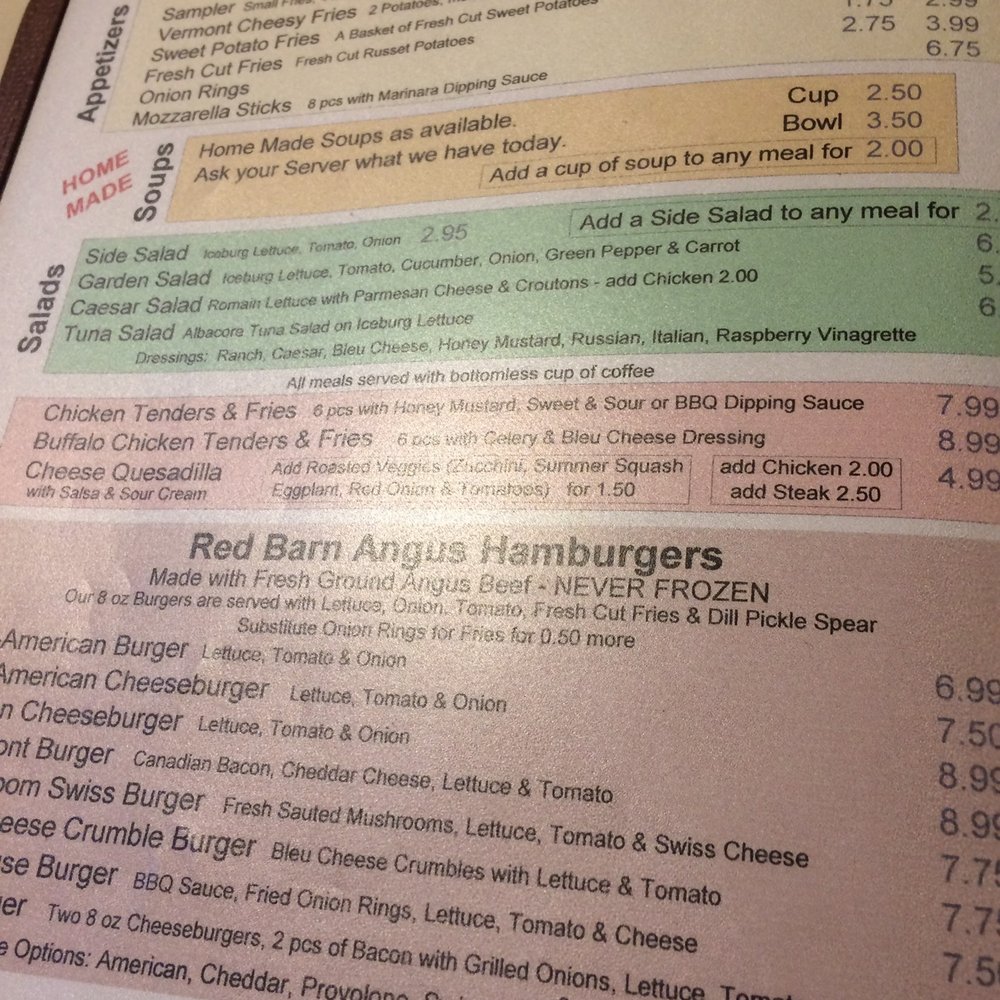 The Red Barn Diner - Diners Near Me - Manchester, New Hampshire