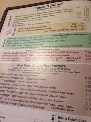 Menu photo 4 The Red Barn Diner Manchester, NH Menu photo 4 The Red Barn Diner Manchester, NH