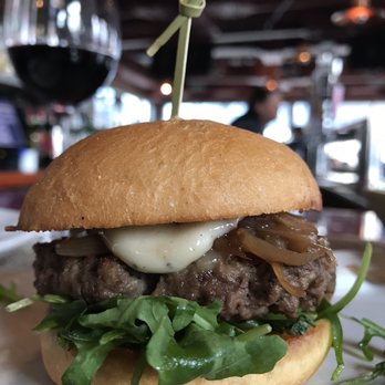 SBC Restaurant and Beer Bar - Delicious Slider app = Plant-based burger with mushrooms, Swiss cheese and roasted onions - American Near Me - Milford, Connecticut SBC Restaurant and Beer Bar - Delicious Slider app = Plant-based burger with mushrooms, Swiss cheese and roasted onions - American Near Me - Milford, Connecticut