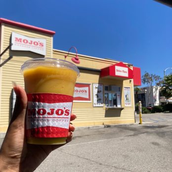 Mojo's Drive Thru Coffee - Mango smoothie - Coffee & Tea Near Me - Corona, California Mojo's Drive Thru Coffee - Mango smoothie - Coffee & Tea Near Me - Corona, California