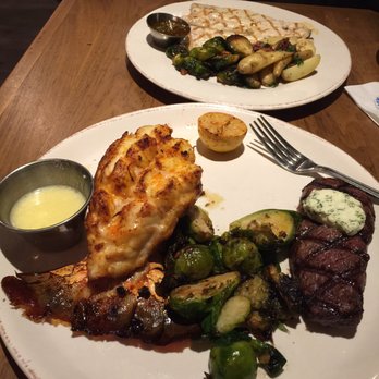 Bluewater Grill - Temecula - Steak and lobster and the Trout with veggies - Seafood Near Me - Temecula, California Bluewater Grill - Temecula - Steak and lobster and the Trout with veggies - Seafood Near Me - Temecula, California