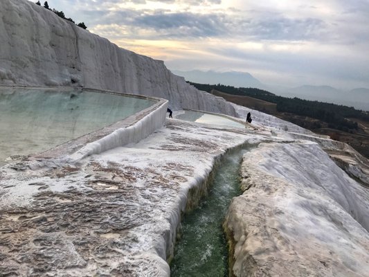 Travertines of Pamukkale by null