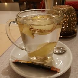 Fresh lemon ginger tea Fresh lemon ginger tea