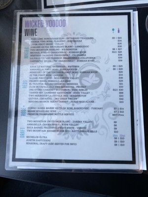 Menu photo 2 Voodoo Wine And Coffee Bar New Braunfels Tx, Menu photo 2 Voodoo Wine And Coffee Bar New Braunfels Tx,