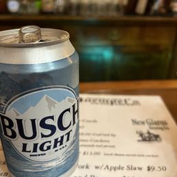 Cans of Busch Light!