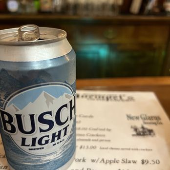 Puempel's Olde Tavern - Cans of Busch Light! - Bars Near Me - New Glarus, Wisconsin