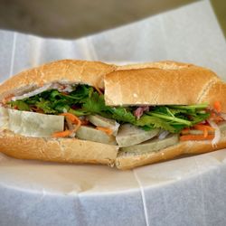 Pho Society - Steamed pork sausage banh mi