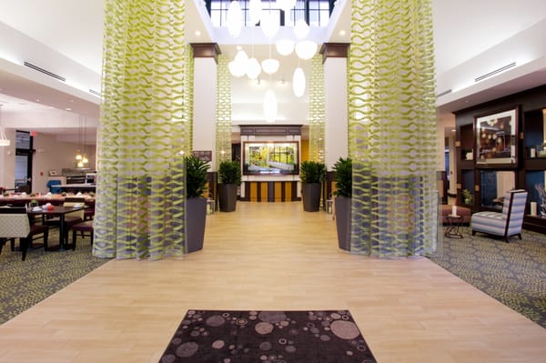 Photo of Hilton Garden Inn West Palm Beach Airport - West Palm Beach, FL, US. Atrium