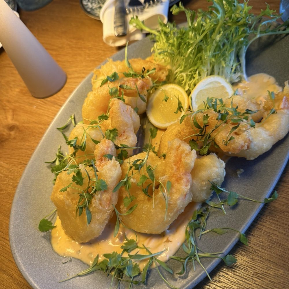 RARE 1981 - Tempura Shrimp Chill Lime Sauce, Arugula Salad - American Near Me - Wesley Chapel, Florida RARE 1981 - Tempura Shrimp Chill Lime Sauce, Arugula Salad - American Near Me - Wesley Chapel, Florida