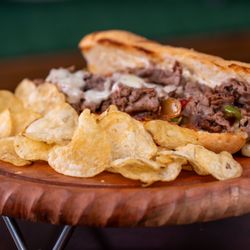 Loblolly Bakery - Lunch at Loblolly - Steak & Cheese on a freshly baked roll