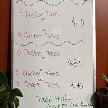 Mix Mex Cue - Daily special board - Mexican Near Me - Chicago, Illinois Mix Mex Cue - Daily special board - Mexican Near Me - Chicago, Illinois