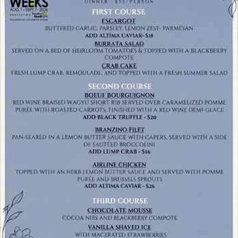 Beausoleil - Houston Restaurant Week Menu (HRW). The HRW menu that almost got me! I still need to come back for that Boeuf Bourguignon. - Seafood Near Me - Houston, Texas Beausoleil - Houston Restaurant Week Menu (HRW). The HRW menu that almost got me! I still need to come back for that Boeuf Bourguignon. - Seafood Near Me - Houston, Texas