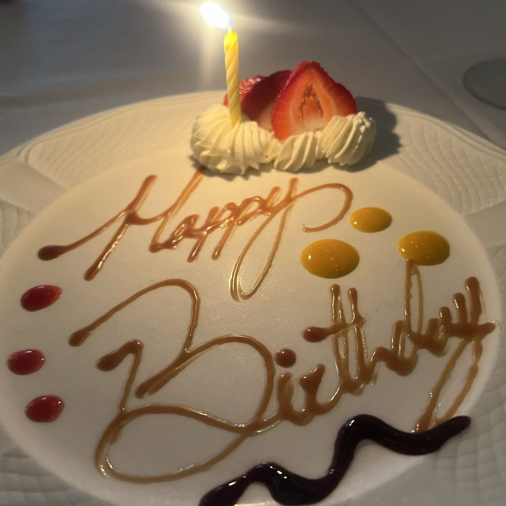Sanford Restaurant - birthday plate - New American Near Me - Milwaukee, Wisconsin Sanford Restaurant - birthday plate - New American Near Me - Milwaukee, Wisconsin
