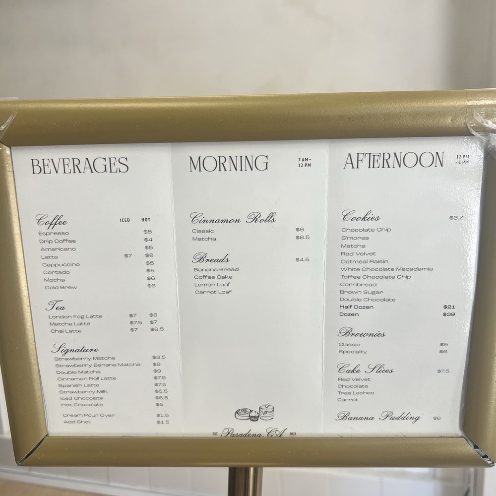Menu Menu
