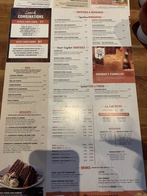 Menu photo 7 Cheddar's Scratch Kitchen Tampa, FL