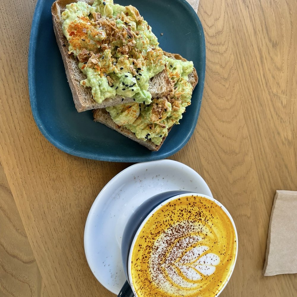 Avocado toast with Golden Milk Avocado toast with Golden Milk
