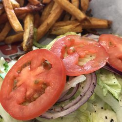 Penn Station East Coast Subs - Veggie sub and fresh cut fries