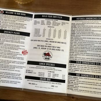Pizza Barn - Menu 5-28-26 - Pizza Near Me - Elko, Nevada Pizza Barn - Menu 5-28-26 - Pizza Near Me - Elko, Nevada