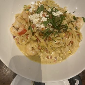 Firebirds Wood Fired Grill - Baja Shrimp Pasta....baja? But was ok - Steakhouses Near Me - Chadds Ford, Pennsylvania