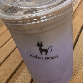 Neko Nook - Ube Latte - April 2026 - Cafes Near Me - Gaithersburg, Maryland Neko Nook - Ube Latte - April 2026 - Cafes Near Me - Gaithersburg, Maryland