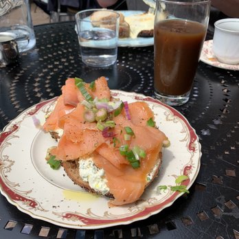 Olmo - Everything lox with the pork belly in the background - Sandwiches Near Me - New Haven, Connecticut