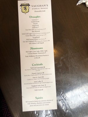 Menu photo 8 Vaughan's Public House Hartford, CT Menu photo 8 Vaughan's Public House Hartford, CT