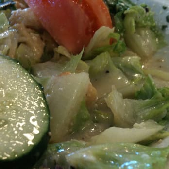 Windmills Cafe - lettuce swimming in dressing - American Near Me - Ukiah, California Windmills Cafe - lettuce swimming in dressing - American Near Me - Ukiah, California