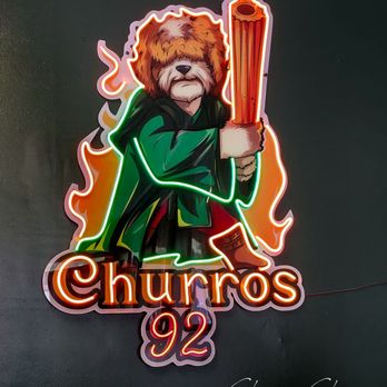 Churros 92 - Logo with mascot - Bakeries Near Me - Toronto, Ontario
