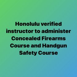 HGS - Honolulu verified instructor
#gunsafetyclass #handgunsafetyclass #firearmtraining #concealedfirearmpermit #ccwhonolulu