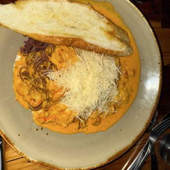 The Parish - Burgundy Angel hair pasta with shrimp and crayfish in a lobster broth - Gastropubs Near Me - Tucson, Arizona