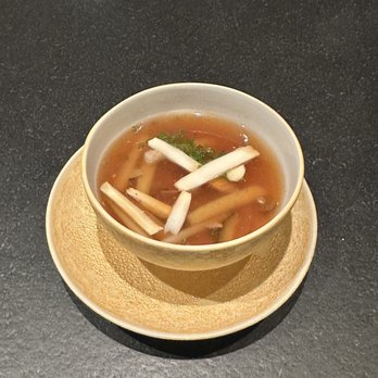 Restaurant Yuu - Suppon consommé  @davideatsdc - French Near Me - Brooklyn, New York