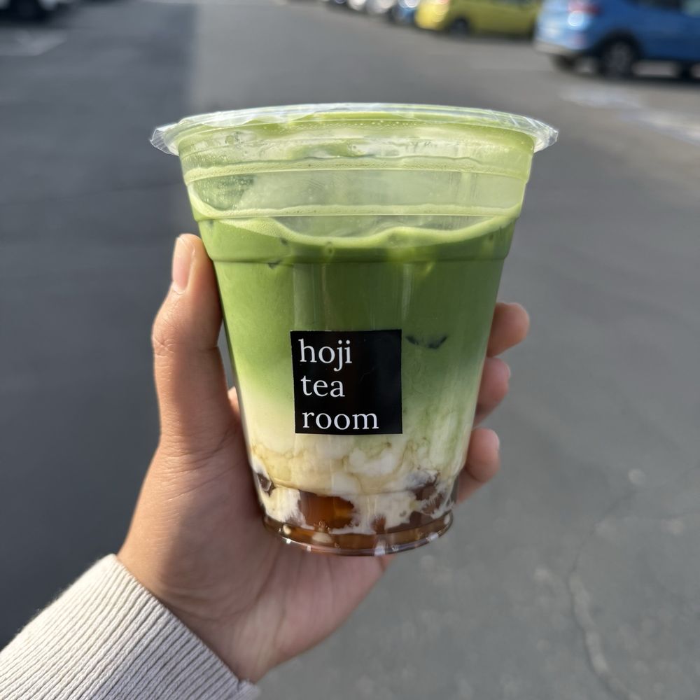 Hoji - Matcha with oat milk and boba - Bubble Tea Near Me - Redlands, California Hoji - Matcha with oat milk and boba - Bubble Tea Near Me - Redlands, California